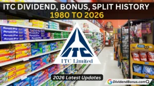 ITC Dividend, Bonus, Stock Split History