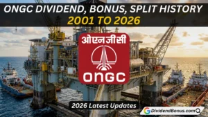 ONGC Dividend, Bonus, Split History