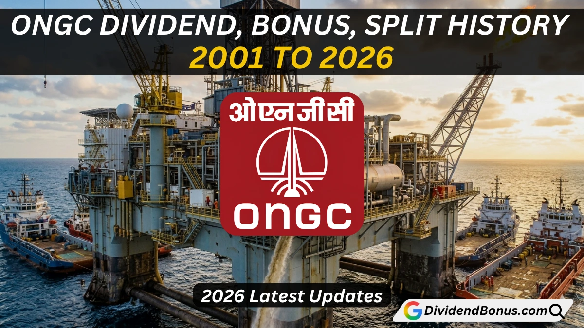 ONGC Dividend, Bonus, Split History