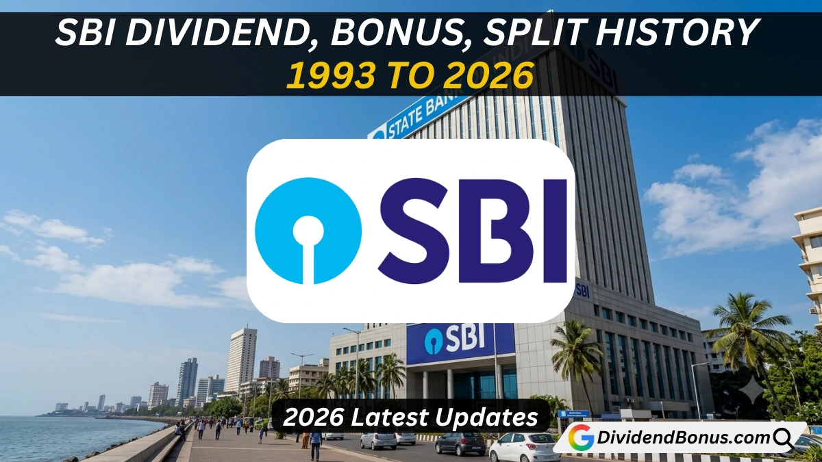 State Bank of India Dividend, Bonus, Split History