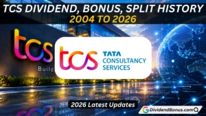 Tata Consultancy Services (TCS) Dividend, Bonus, Split History