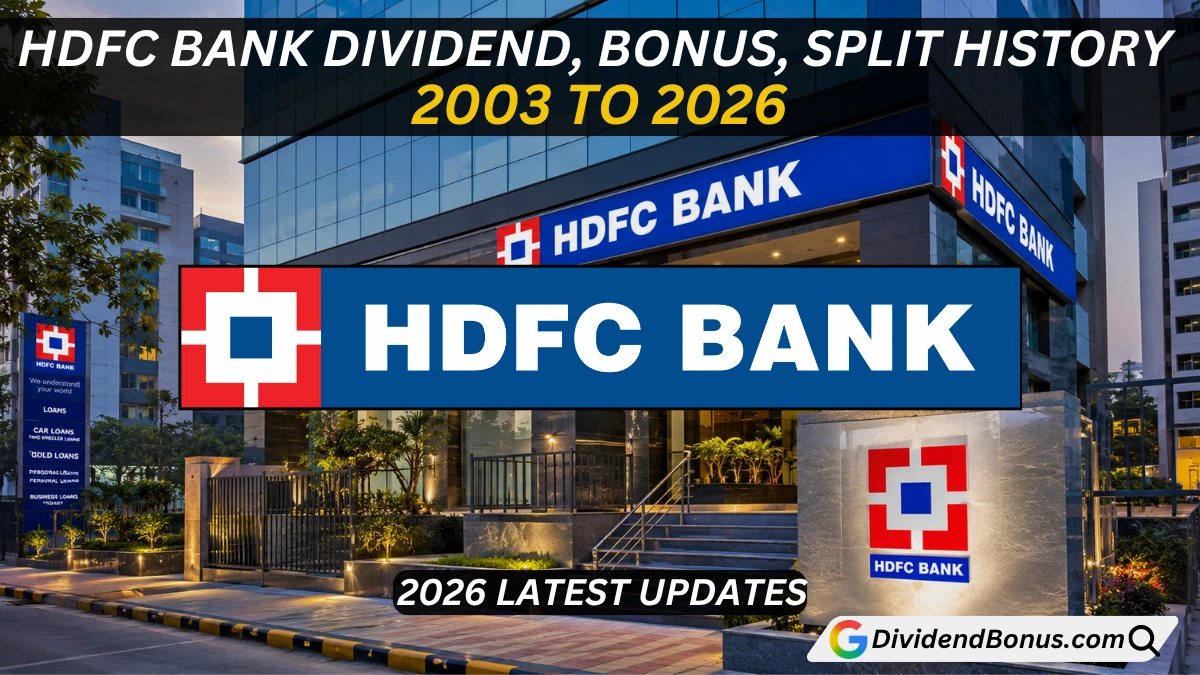 HDFC Bank Dividend, Bonus, Stock Split History