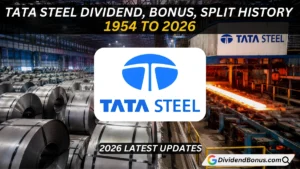TATA Steel Dividend, Bonus, Stock Split History