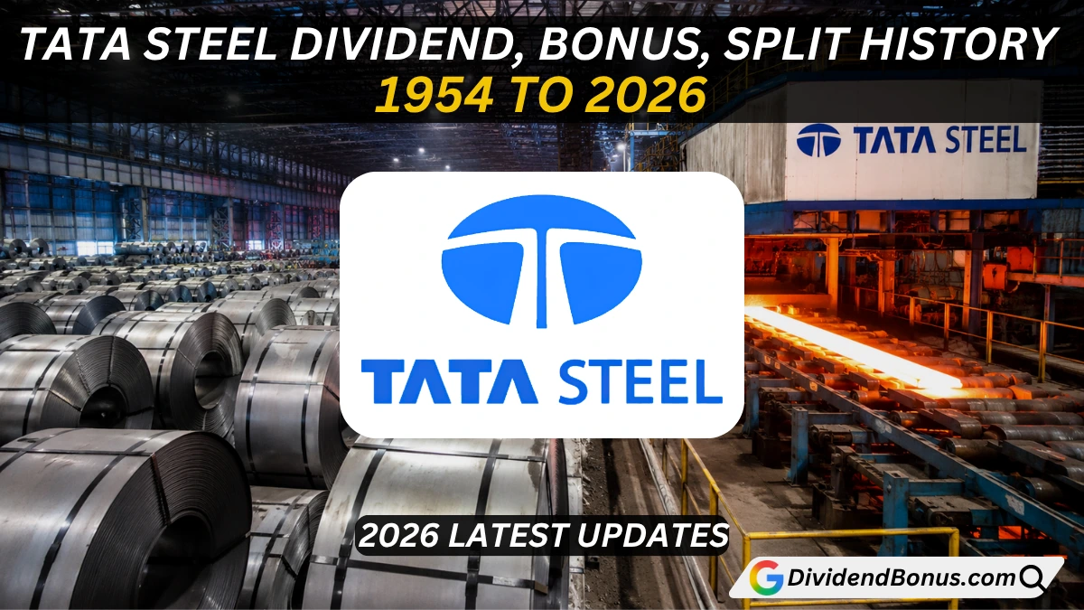 TATA Steel Dividend, Bonus, Stock Split History